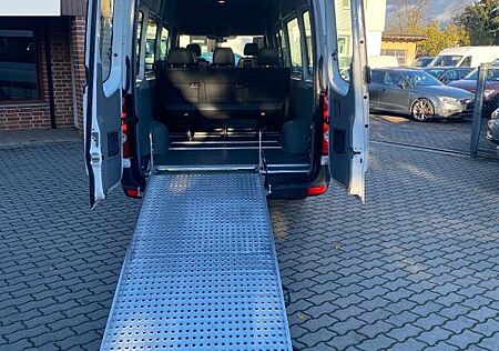 VW Crafter Volkswagen lang L3H2 Rollstuhlrampe 9 Sitze