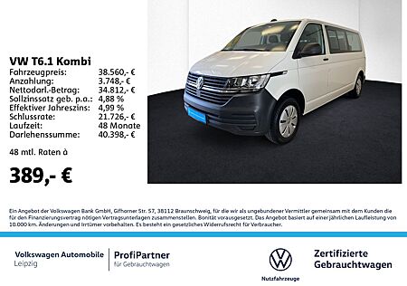 VW T6 Kombi Volkswagen T6.1 Kombi LR *AHK*Navi*Tempomat*APP