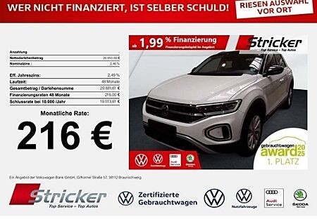 VW T-Roc Volkswagen Style 1.5 TSI 216,-ohne Anzahlung ACC AHK
