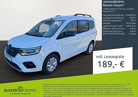 Renault Kangoo 100% elektrisch Techno Comfort Range AC2