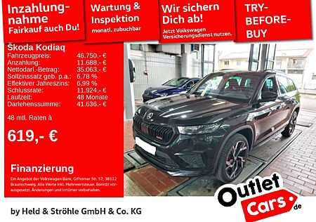 Skoda Kodiaq RS 2.0 TSI DSG 4x4 AHK 20" ACC NAV KAM