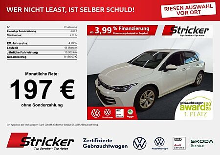 VW Golf Volkswagen Life 1.5TSI 197,-ohne Anzahlung Navi AHK