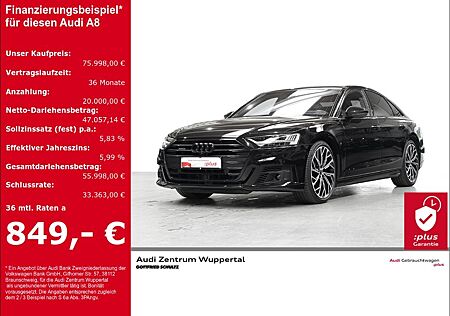 Audi A8 60 TDI PANO AHK HEADUP STANDHZG MEMORY B&O AC