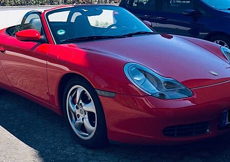 Porsche Boxster S Rarität! rot - Schaltgetriebe w. km