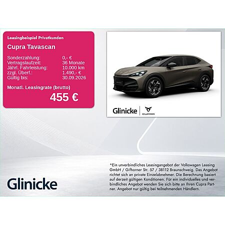 Cupra Tavascan leasen