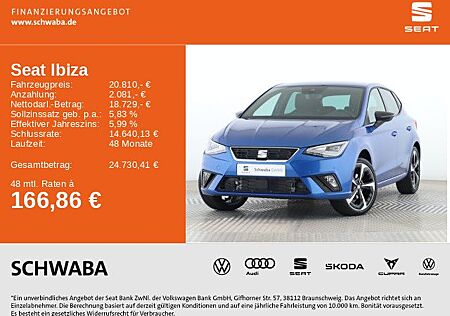 Seat Ibiza FR 1.0 TSI DSG *LED*ACC*R-KAM*PDC*SHZ*18"