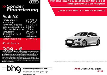 Audi A3 40 TFSIe Sportback S tronic