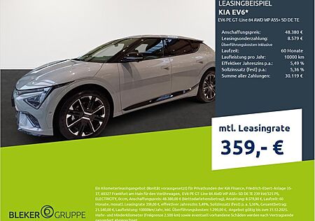 Kia EV6 PE GT-Line 84 AWD WP ASS+ SD DE TE