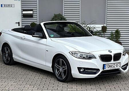 BMW 220i Cabrio Sport*Leder*Navi*Xenon*AHK**PDC*SHz.