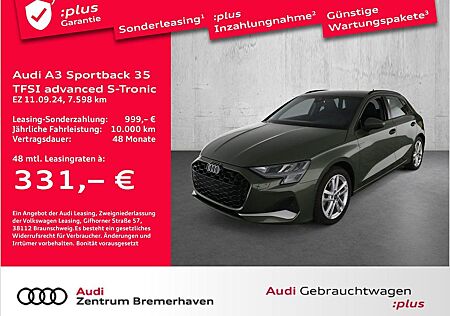 Audi A3 SPORTBACK 35 TFSI ADVANCED S-TRONIC AHK NAVI
