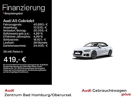 Audi A5 Cabriolet 40 TFSI S line*Navi*Matrix*Alu*B&O*