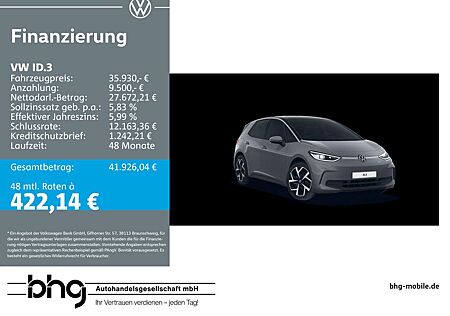 VW ID.3 Volkswagen Pro