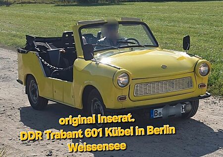 Trabant 601 KÜBEL in gelb Tüv auf Wunsch neu