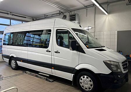 Mercedes-Benz Sprinter 313 MAXI Rampe 2xKlima 9Sitze Standhzng