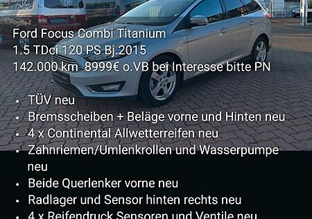 Ford Focus 1,5 TDCi 88kW Titanium Turnier Titanium