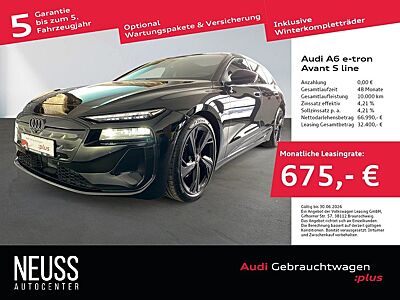Audi A6 e-tron Avant S line 0,25%+HUD+AHK+ACC+AIR+PRO