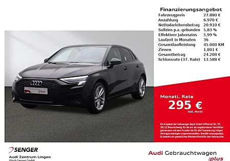 Audi A3 Sportback 40 TFSI e Advanced MMI LED Kamera