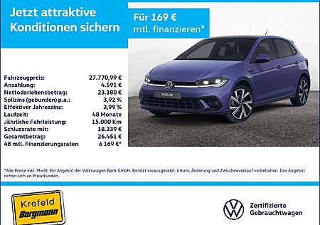 VW Polo Volkswagen 1.0 TSI R-Line MATRIX-LED PANO NAVI SHZ PDC