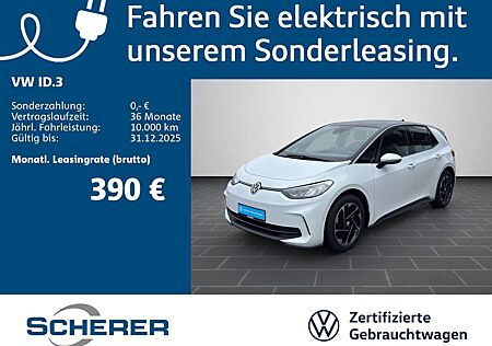 VW ID.3 Volkswagen Pro 62kWH NAVI RFK EPH ACC SHZ