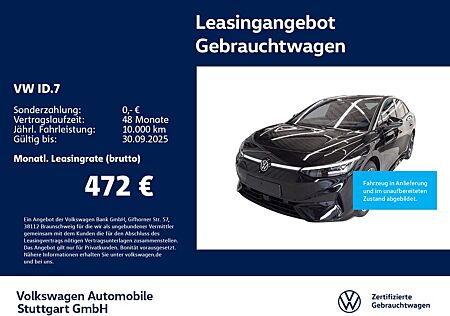 VW ID.7 Volkswagen Pro Navi Kamera LED AHK ACC SHZ