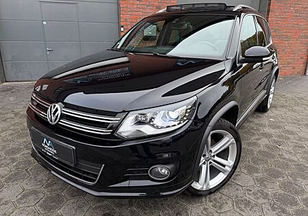 VW Tiguan gebraucht kaufen VW Tiguan Volkswagen R-Line 4Motion PANO LEDER NAVI DYNAUDIO