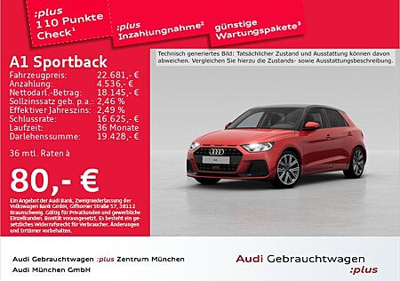 Audi A1 Sportback 25 TFSI S tronic advanced ACC/Virtu