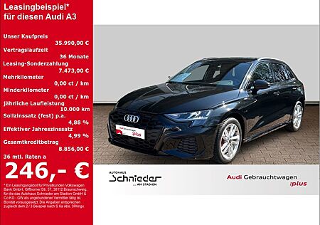 Audi A3 SPORTB.45TFSIe LED,VIRTUAL,NAVI,CARPLAY,MEMOR