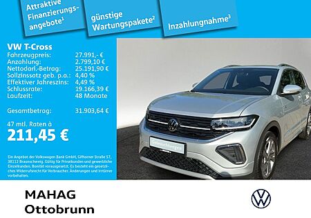 VW T-Cross Volkswagen 1.5 TSI R-LINE Navi IQ.LIGHT AHK