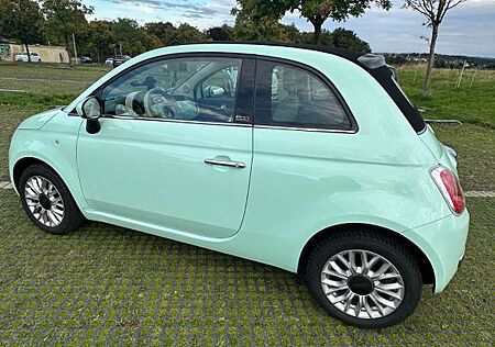Fiat 500C 500 C Cabrio 1.2 8V Lounge Unfallfrei, 1. Hand