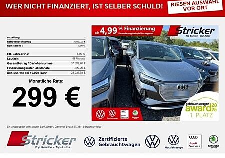 Audi Q4 e-tron 40 299,-ohne Anzahlung Navi Wärmepumpe