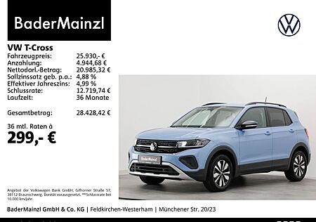 VW T-Cross Volkswagen 1.0 TSI Goal LED ACC 2xPDC Carplay SHZ