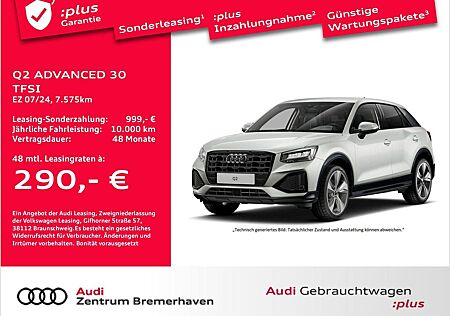 Audi Q2 ADVANCED 30 TFSI AHK NAVI EINPARKHILFE SITZH.