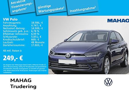 VW Polo Volkswagen VI 1.0 Style IQ.Light IQ.Drive Navi ParkPil