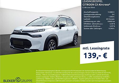 Citroën C3 Aircross PureTech 110 S&S Shine