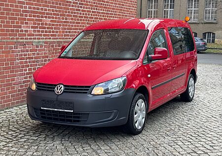 VW Caddy Volkswagen 1,6TDI MAXI Rollstuhlrampe 5-Sitzer