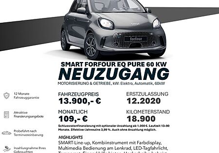 Smart ForFour EQ/LENKRADHEIZUNG/SITZH/TEMP Winterp.