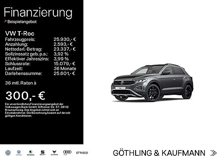 VW T-Roc Volkswagen Life 2.0 TDI SCR 110kW*DSG*AHK*KAM*NAVI*18
