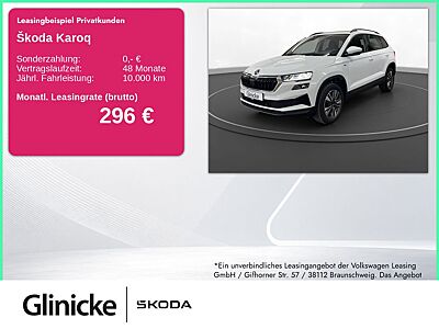 Skoda Karoq 1.5 TSI Tour DSG AHK LED LM 17" PDC+RFK Te