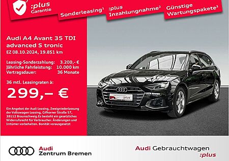 Audi A4 Avant 35 TDI advanced S tronic NAVI LED PDC