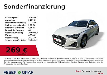 Audi A3 Sportback 30TFSI SHZ/CarPlay/LED/PDC+/GRA/VC