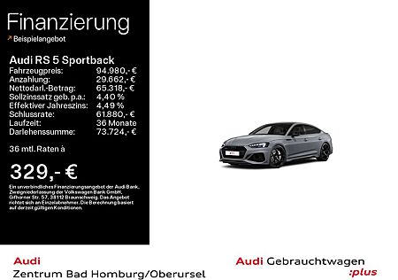 Audi RS5 RS 5 Sportback performance*HeadUp*Pano*Navi*B&O*