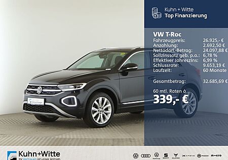 VW T-Roc Volkswagen 1.5 TSI Style *Matrix*RFK*Navi*AppleCar*