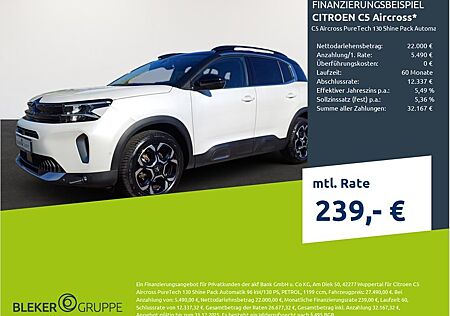 Citroën C5 Aircross PureTech 130 Shine Pack Automatik