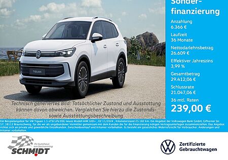 VW Tiguan Volkswagen 1.5 eTSI Life DSG neues Modell AHK LED+