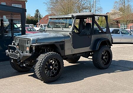 Jeep Wrangler YJ V8 LS 3 Motor Tausch Boot Wohnmobil