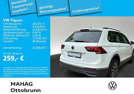VW Tiguan Volkswagen 1.5 TSI Life LED Navi ParkPilot AppConnec