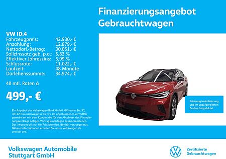 VW ID.4 Volkswagen GTX Navi Kamera AHK P-Dach