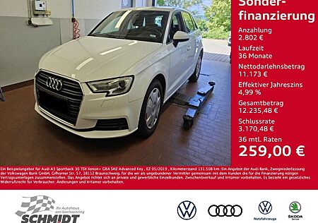 Audi A3 Sportback 30 TDI Xenon+ GRA SHZ Advanced Key