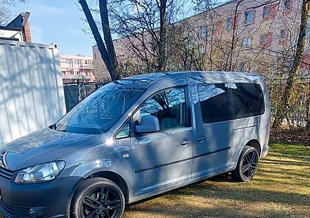 VW Caddy Volkswagen Maxi Alu 18,Alarm, Standhzg 7Sitzer AHK