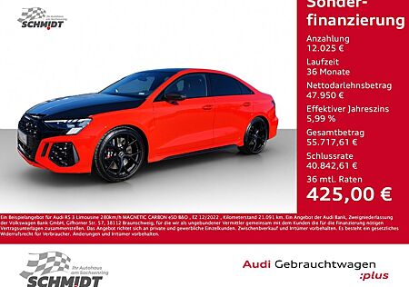 Audi RS3 RS 3 Limousine 280km/h MAGNETIC CARBON eSD B&O